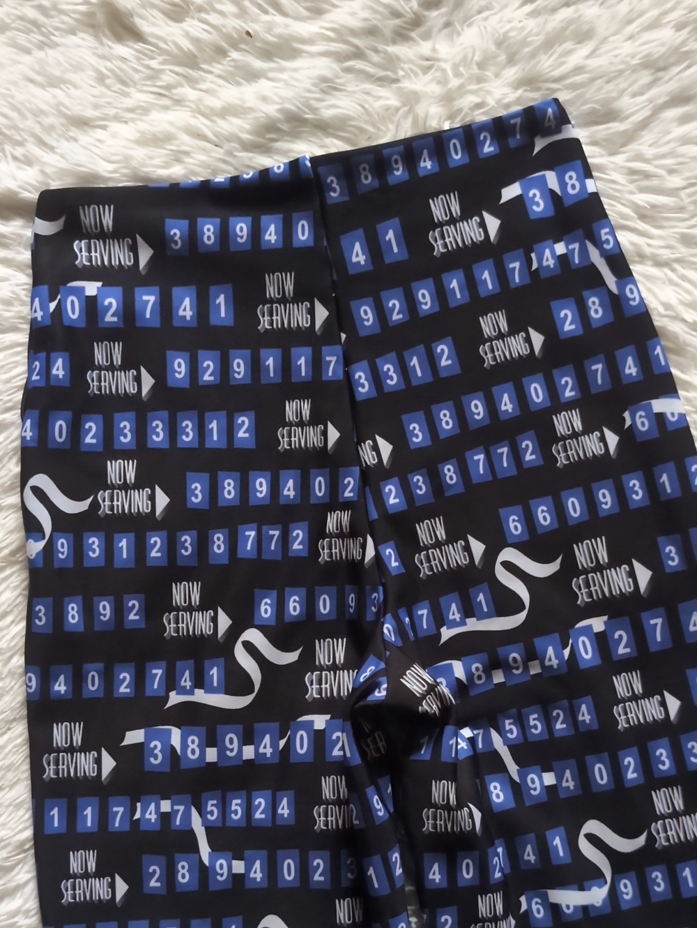 Blackmilk Beetlejuice Now Serving Ticket Number High Waist Straight Leg Pant XS - Picture 9 of 14